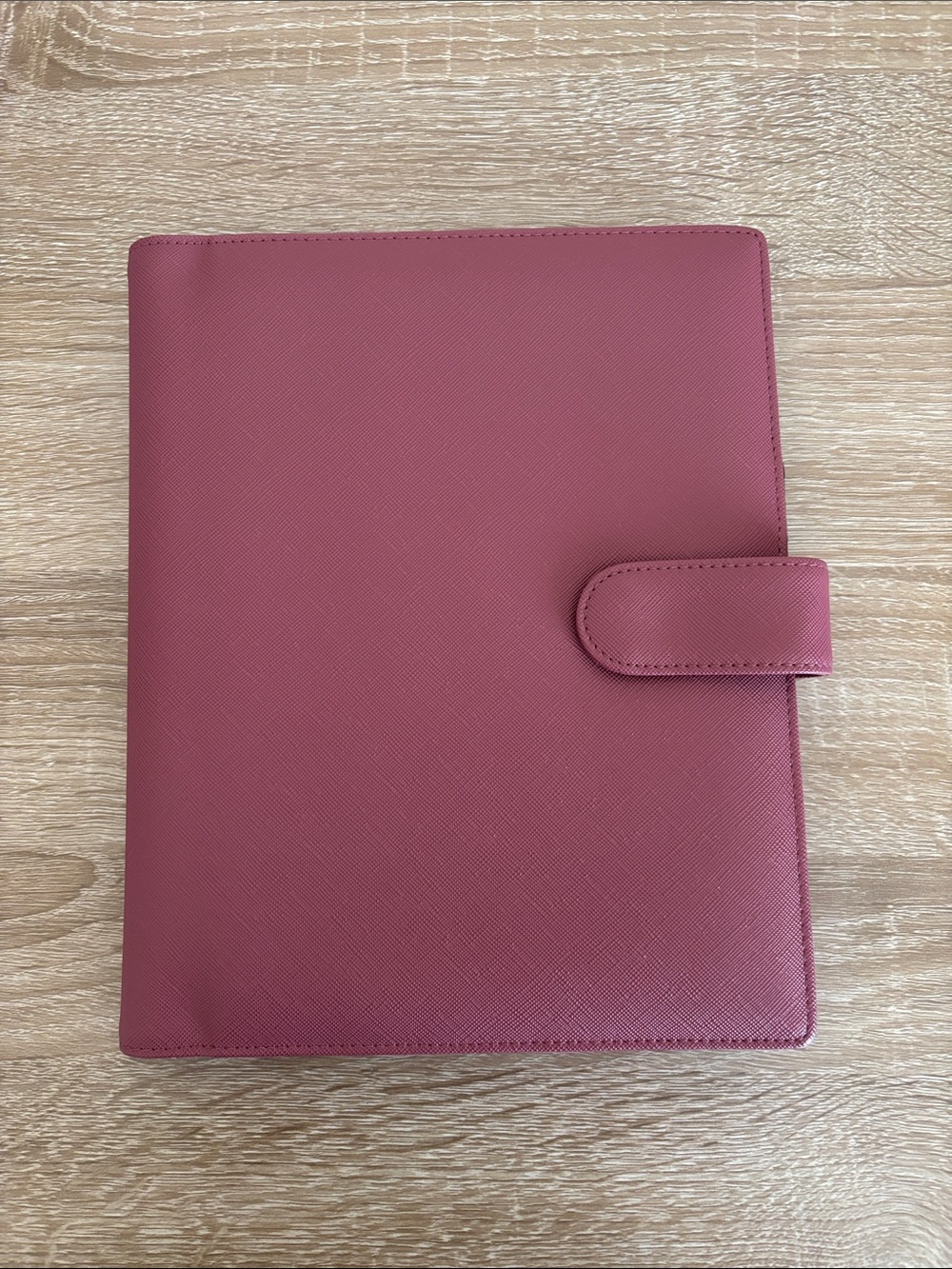 Jane's Agenda Saffiano Vegan Leather Wrap Cover Junior Size for 1.25